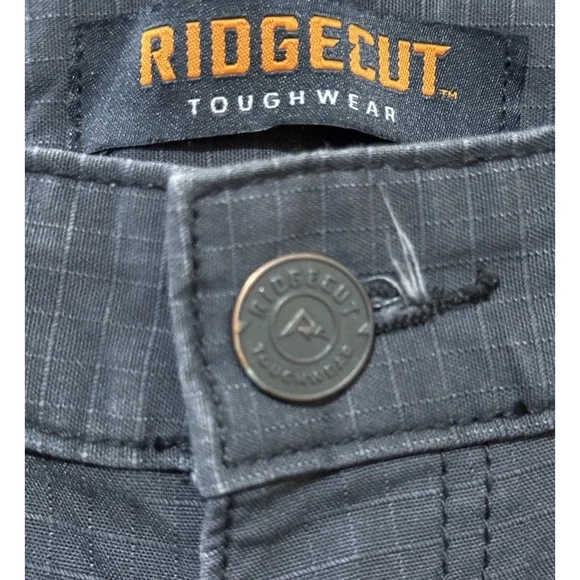 Ridgecut Toughwear Double Knee Ripstop Carpenter Work Pants  Distressed 34x32‎ - Picture 3 of 5